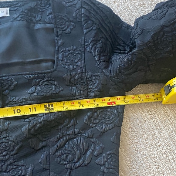 ANNE FONTAINE NAISSE BLACK ZIP JACKET / TOP - Picture 10 of 12